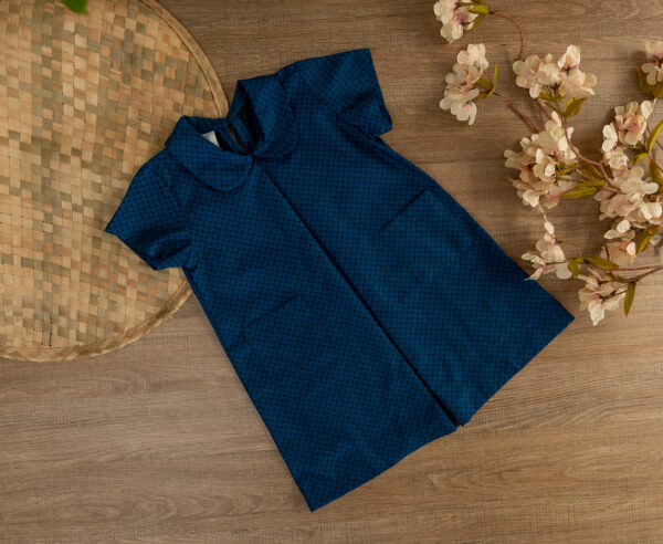 Vestido Tricoline Geometrica